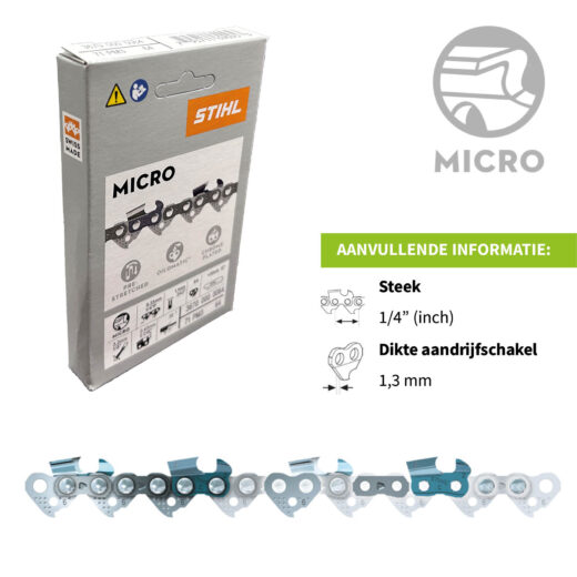 STIHL ZAAGKETTING | 1/4″ P | 30 CM | 64S | 1,3 MM