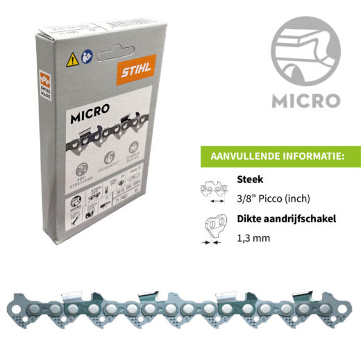 STIHL ZAAGKETTING MICRO 3 | 3/8″ P | 30-45 CM | 1,3 MM