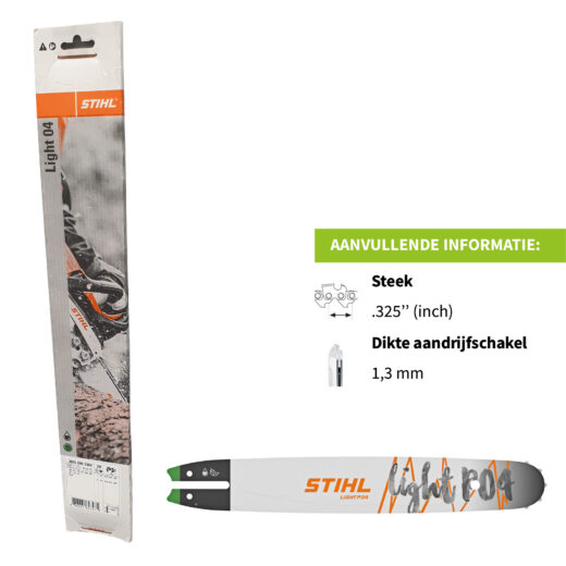 STIHL ZAAGBLAD LIGHT 04 | .325″ | 35-50 CM | 1,3 MM
