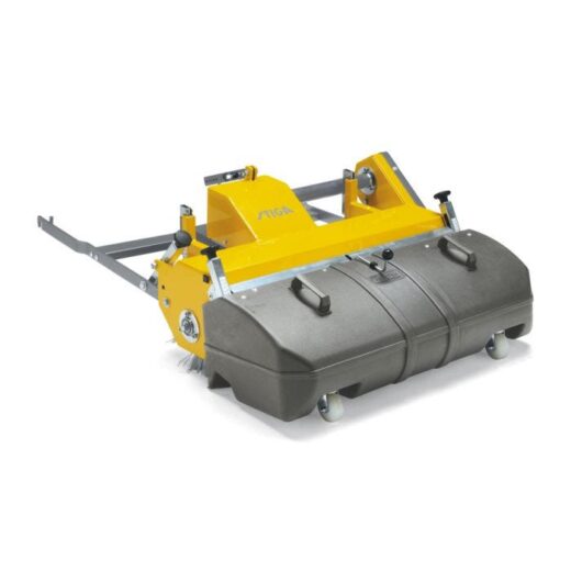 STIGA VEEGMACHINE MET OPVANGBAK