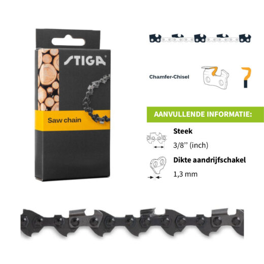 STIGA KETTING 3/8’’ .050’’ (91PX-33X)