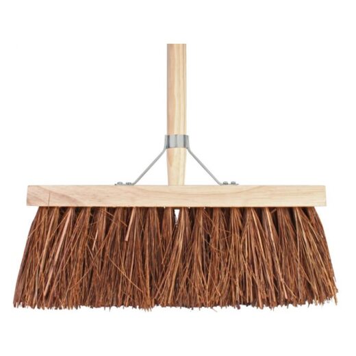 TALEN TOOLS BEZEM NATUURVEZEL HAREN INCL. STEEL 37 CM