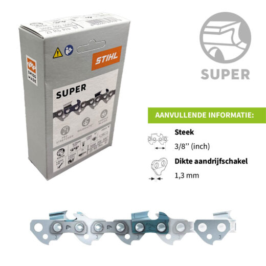 STIHL ZAAGKETTING SUPER | 3/8″ | 30-35 CM | 1,3 MM