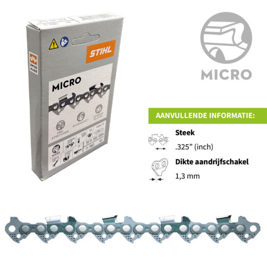 STIHL ZAAGKETTING MICRO 3 | .325´´ | 35-45 CM | 1,3 MM