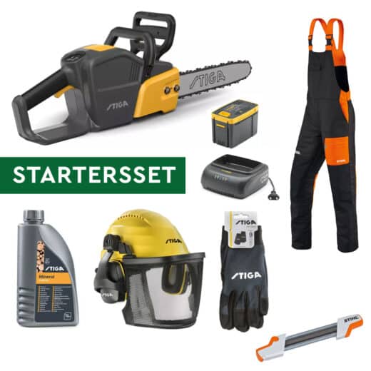 STIGA CS 700E ACCU MOTORZAAG STARTERSSET