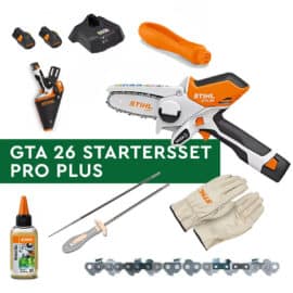 STIHL GTA 26 ACCU SNOEIZAAG STARTERSSET PRO PLUS