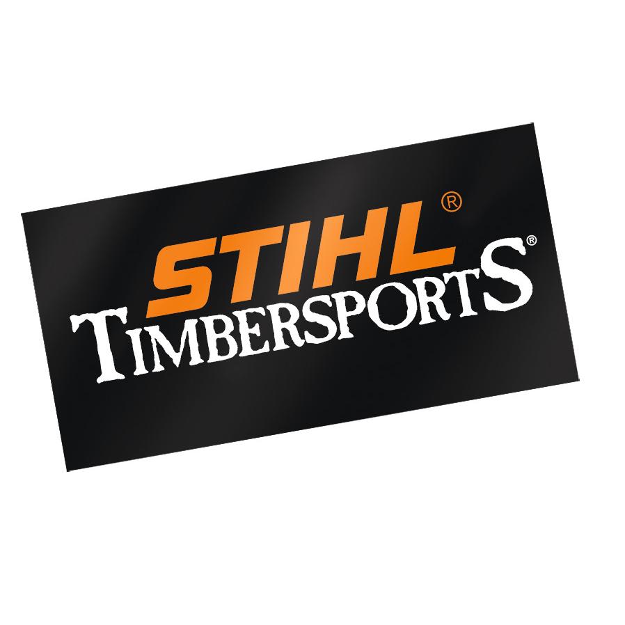 STIHL STICKER TIMBERSPORTS 20X10CM