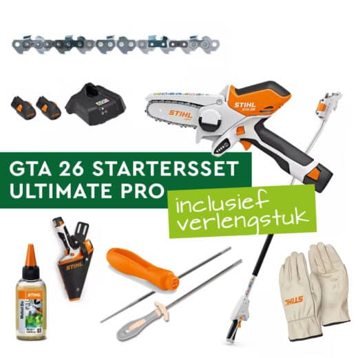 STIHL GTA 26 ACCU SNOEIZAAG STARTERSSET ULTIMATE PRO