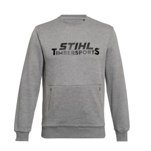 STIHL SWEAT SHIRT SZ LOGO TIMBERSPORTS GRIJS