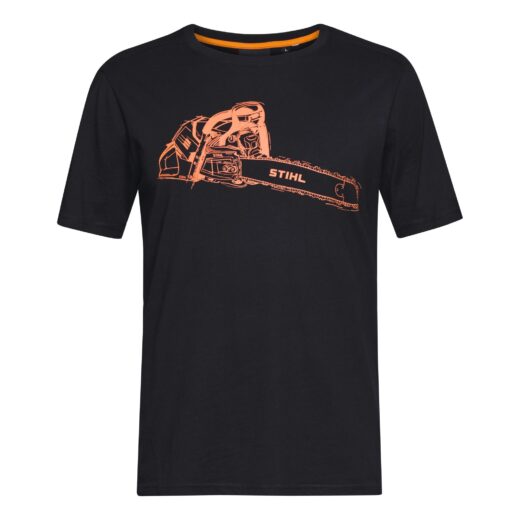 STIHL T-SHIRT SZ MS 500I BACK ZWART