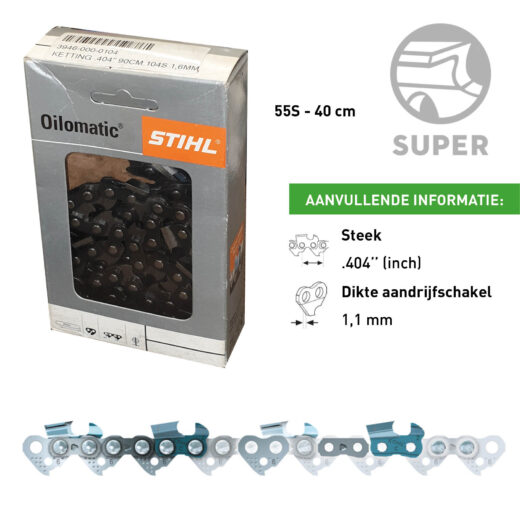 STIHL ZAAGKETTING | .404″ | 40 CM | 55S