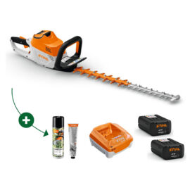STIHL HSA 100 HEGGENSCHAAR COMBISET MET 2X AP 30.0 ACCU EN AL 301 LADER