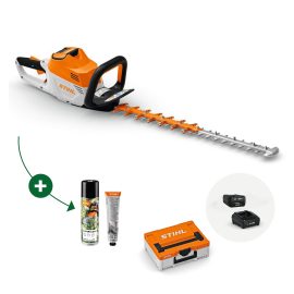 STIHL HSA 100 HEGGENSCHAAR COMBISET MET POWERBOX ALLPRO MET AP 200.0 P ACCU EN AL 301.1 SNELLADER