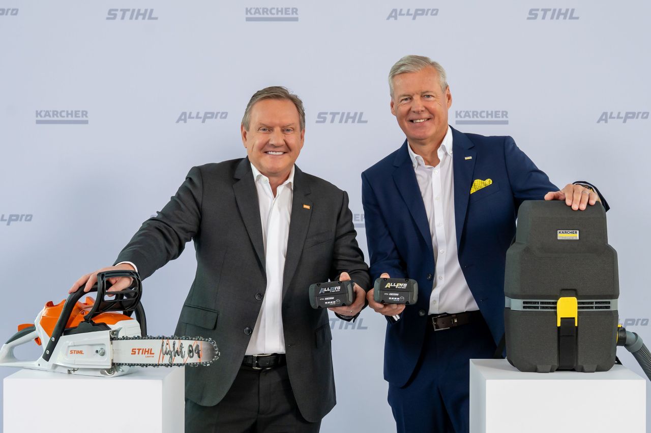 STIHL en Kärcher kiezen voor één professioneel accusysteem