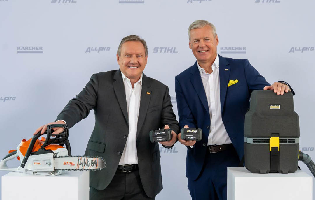 STIHL en Kärcher kiezen voor één professioneel accusysteem